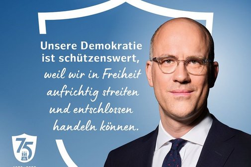 Unsere Demokratie ist schützenswert, weil wir in Freiheit aufrichtig streiten und entschlossen handeln können.