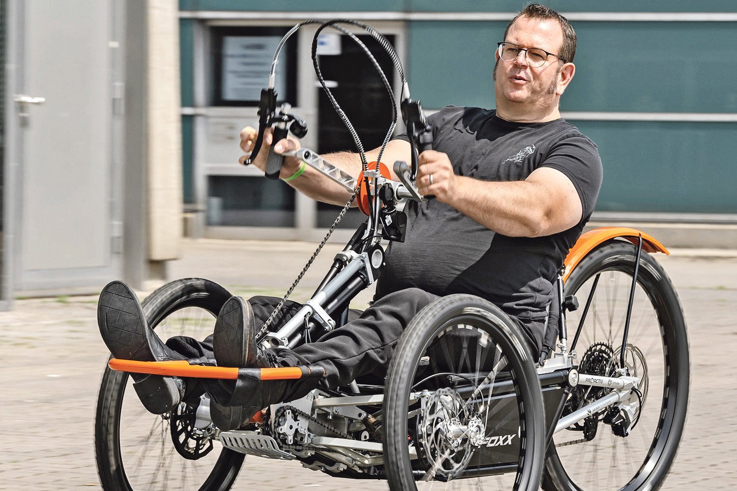 Neues Testgelände im Freien Mobilitätshilfen können direkt vor Ort getestet werden.