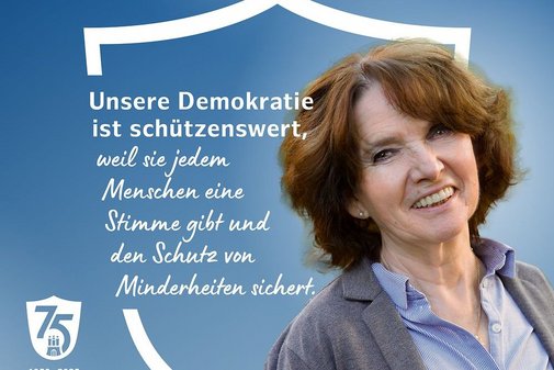 Unsere Demokratie ist schützenswert, weil sie jeden Menschen eine Stimme gibt und den Schutz von Minderheiten sichert.