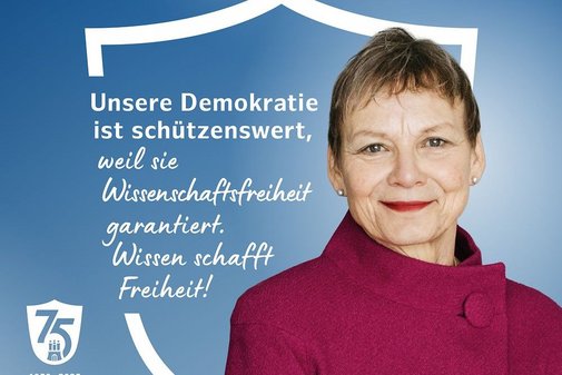 Unsere Demokratie ist schützenswert, weil sie Wissenschaftsfreiheit garantiert. Wissen schafft Freiheit!