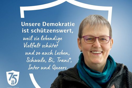 Unsere Demokratie ist schützenswert, weil sie lebendige Vielfalt schützt und so auch Lesben, Schwule, Bi, Trans*, Inter und Queers.