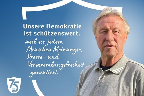 Unsere Demokratie ist schützenswert, weil sie jeden Menschen Meinungs-, Presse- und Versammlungsfreiheit garantiert.