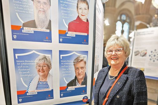 Am 75. Jubiläum des Hamburger Verfassungsschutz nahmen viele Persönlichkeiten teil.