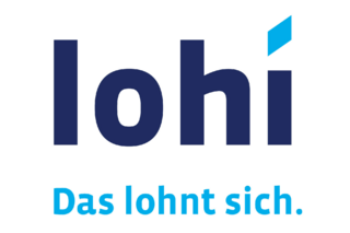 Das Logo der Lohi mit dem Spruch "Das lohnt sich".