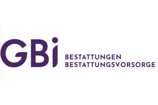 Das Logo von GBI mit dem Schriftzug "Bestattungen und Bestattungsvorsorge".