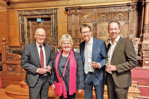 Das LfV-Jubiläum fand im Hamburger Rathaus statt.