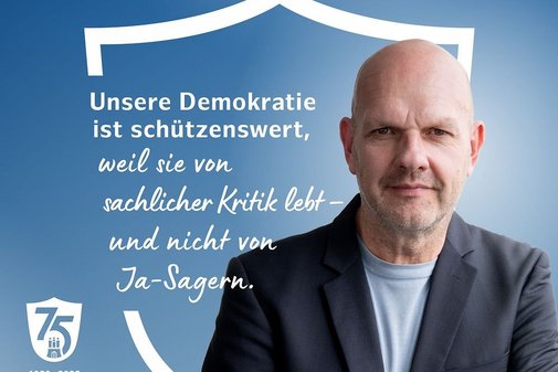Unsere Demokratie ist schützenswert, weil sie von sachlicher Kritik lebt - und nicht von Ja-Sagern.