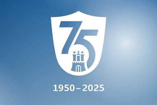 Logo 75 Jahre Verfassungsschutz in Hamburg 