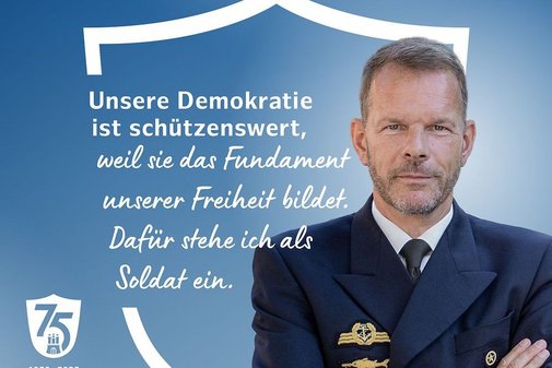 Unsere Demokratie ist schützenswert, weil sie das Fundament unserer Freiheit bildet. Dafür stehe ich als Soldat ein.