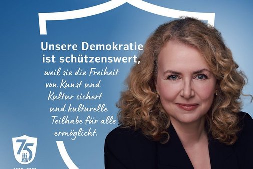 Unsere Demokratie ist schützenswert, weil sie die Freiheit von Kunst und Kultur sichert und kulturelle Teilhabe für alle ermöglicht.