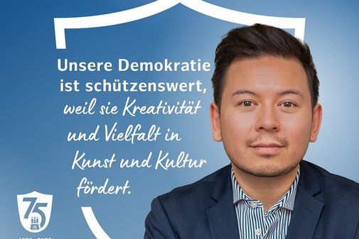 Unsere Demokratie ist schützenswert, weil sie Kreativität und Vielfalt in Kunst und Kultur fördert.