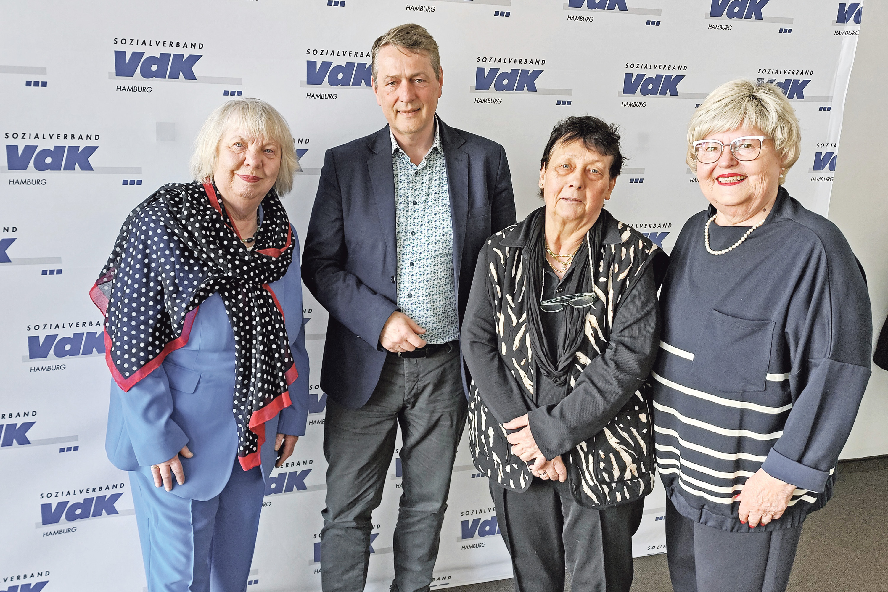 Antrittsbesuch CDU und neue Richterschaft Gruppenbild mit Ute Frank, Frank Wersich, Heide Pachurka und Renate Schommer.