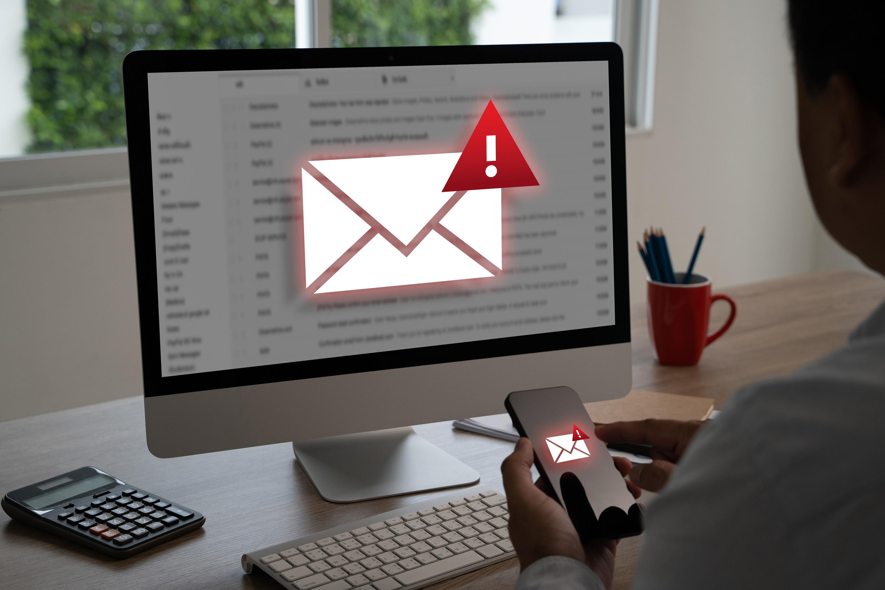 Phishing Angriffe gibt es auch als Brief per Post.